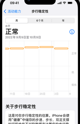 赫章iPhone手机维修如何在iPhone开启'步行稳定性通知'