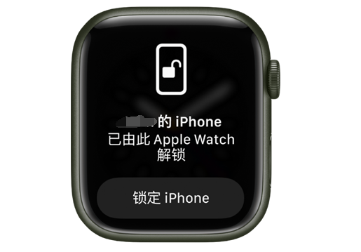 赫章苹果手机维修分享用 AppleWatch 解锁配备面容 ID 的 iPhone方法 