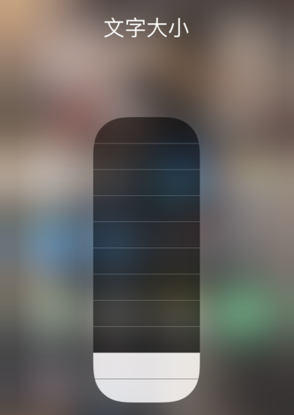 赫章苹果手机维修分享小技巧：在 iPhone 控制中心快速调节字体大小 